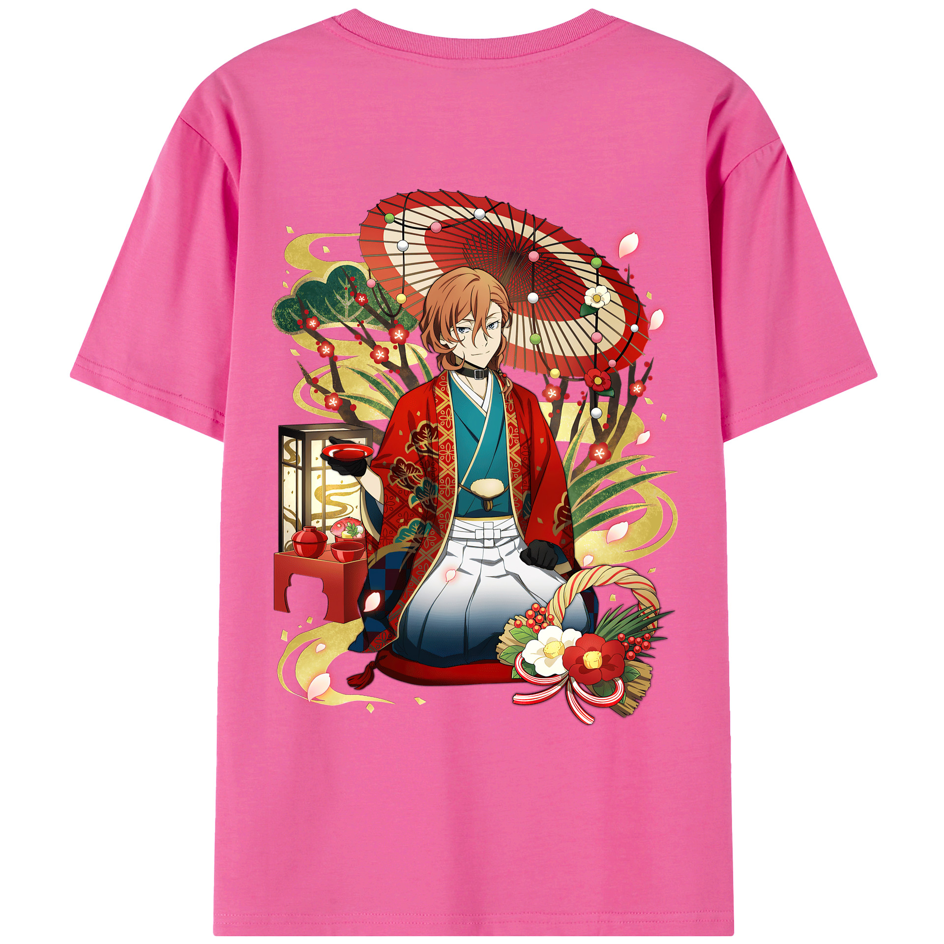 （画像用） 文豪ストレイドッグス Bungo Stray Dogs レディース半袖Tシャツ(バックプリント)